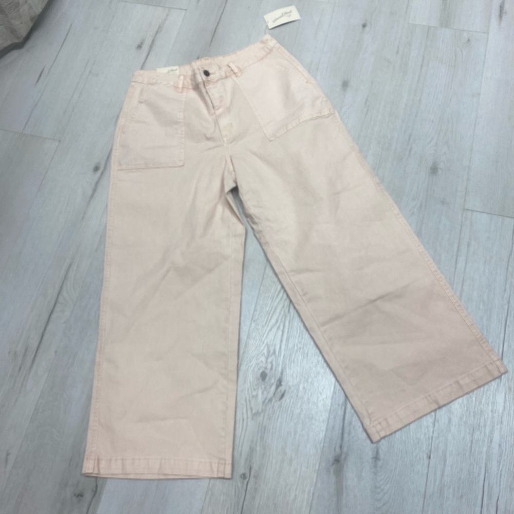 Universal Thread Wide Leg Pants in Light Blush Pink